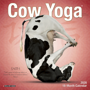 Calendar Cow Yoga 2020 Mini Wall Calendar Book