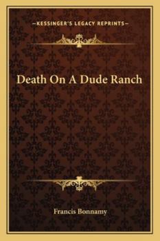 Paperback Death On A Dude Ranch Book