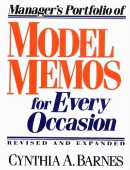 Paperback Manager's Portfolio of Model Memos for Every Occasion Book