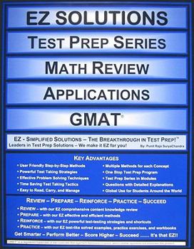 Paperback Math Review Applications: GMAT Book