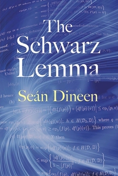 Paperback The Schwarz Lemma Book