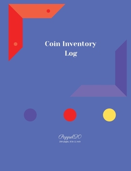 Paperback Coin Inventory Log Book -206 pages -8.5x11 Inches Book