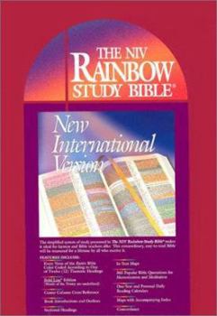 Imitation Leather Rainbow Study Bible-NIV Book