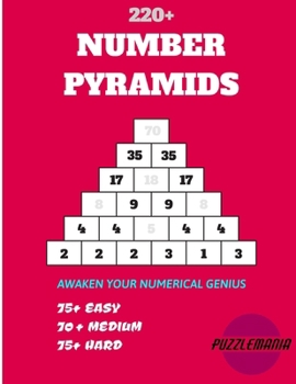 Paperback Puzzlemania's Number Pyramid: Awaken Your Mathematical Genius Book