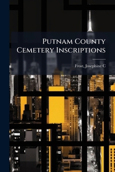 Paperback Putnam County Cemetery Inscriptions Book