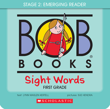 Paperback Bob Books - Sight Words First Grade Box Set Phonics, Ages 4 and Up, First Grade, Flashcards (Stage 2: Emerging Reader) Book