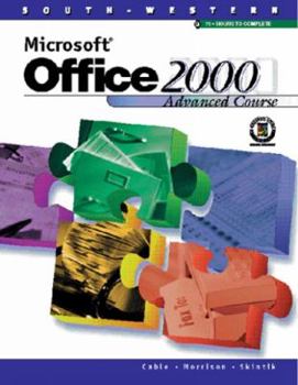 Spiral-bound Microsoft Office 2000: Advanced Course Book