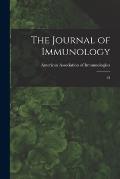 Paperback The Journal of Immunology: 03 Book