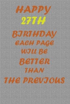 Happy 27th Birthday!