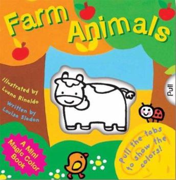 Hardcover A Mini Magic Color Book: Farm Animals Book