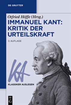 Paperback Immanuel Kant: Kritik der Urteilskraft [German] Book
