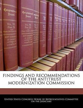 Paperback Findings and Recommendations of the Antitrust Modernization Commission Book