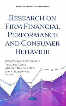 Hardcover Research on Firm Financial Performance and Consumer Behavior Book