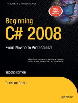 Paperback Beginning C# 2008: From Novice to Professional Book
