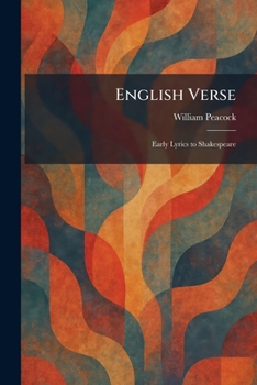 Paperback English Verse: Early Lyrics to Shakespeare Book