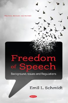 Hardcover Freedom of Speech: Background, Issues and Regulations Book
