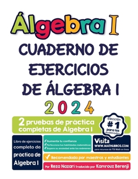 Paperback Álgebra I Preparación: La revisión más completa de Álgebra I [Spanish] Book