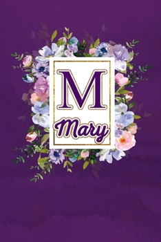 Paperback M - Mary: Monogram initial M for Mary notebook / Journal: Personalized Name Letter gifts for girls, women & men: School gifts fo Book