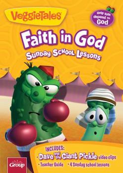 DVD Veggie Tales: Faith in God: 4 Sunday School Lessons Book