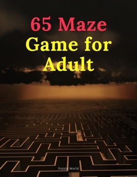 Paperback 65 Maze Game for Adult Book