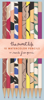 Misc. Supplies The Sweet Life: 10 Watercolor Pencils Book