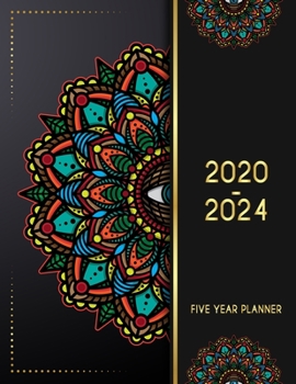 Paperback 5 Year Planner 2020 - 2024: Guardian Eye 5 Year Planner Calendar Book 2020-2024 Size 8.5 x 11 Inch, 60 Months Calendar, 5 Year Appointment Calenda Book