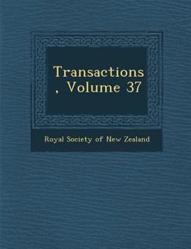 Paperback Transactions, Volume 37 Book