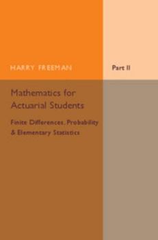 Paperback Mathematics for Actuarial Students Book