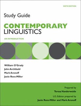 Paperback Study Guide for Contemporary Linguistics: An Introduction Book