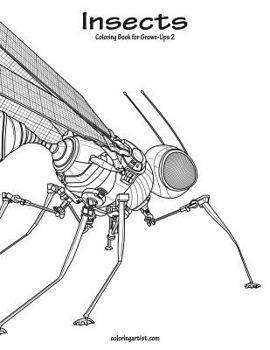 Paperback Insects Coloring Book for Grown-Ups 2 Book