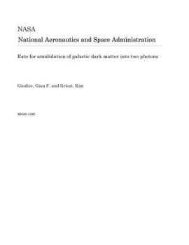 Rate for annihilation of galactic dark matter into two photons