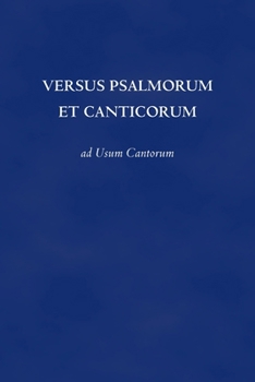 Paperback Versus Psalmorum et Canticorum [Undetermined] Book