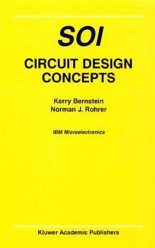 Hardcover Soi Circuit Design Concepts Book