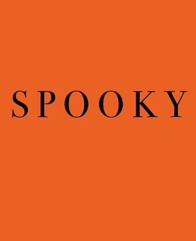 Spooky: A decorative Halloween book Stack deco books together to create a custom Halloween phrase or message in any room Perfect for party tables, bookshelves and interior design styling