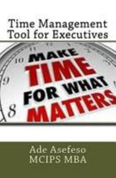 Paperback Time Management Tool for Executives Book