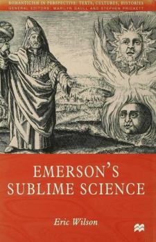 Hardcover Emerson's Sublime Science Book