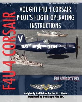 Paperback Vought F4U-4 Corsair Pilot's Flight Operating Instructions Book