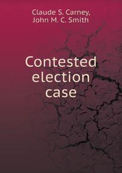 Paperback Contested election case Book