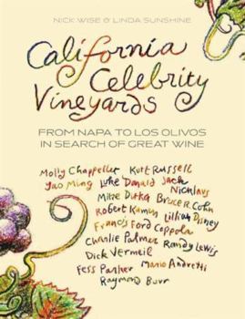 Paperback California Celebrity Vineyards Book