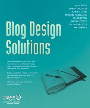 Paperback Blog Design Solutions Book