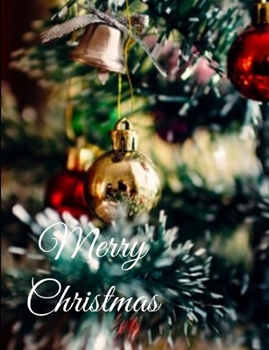 Paperback Merry Christmas: Merry Cjristmas planner/notebook/journal 100 pages Beautiful writing book