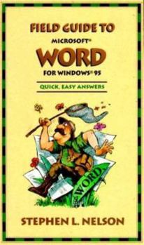 Paperback Field Guide To Microsoft Word For Windows 95 Book