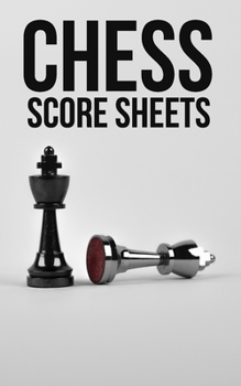 Paperback Chess Score Sheets: 110 sheets for record keeping - Minimalist Photo Cover Book