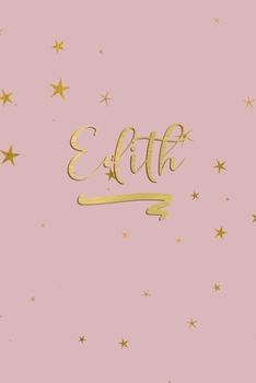 Paperback Edith: Personalized Journal to Write In - Rose Gold Line Journal Book