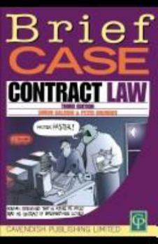 Paperback Briefcase on Contract Law Book