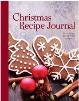 Notebook Christmas Recipe Journal Book