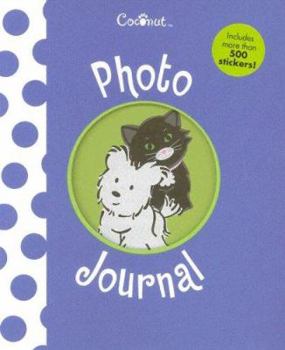 Hardcover Coconut Photo Journal: Cut and Paste & Fill-In-The-Blank Book