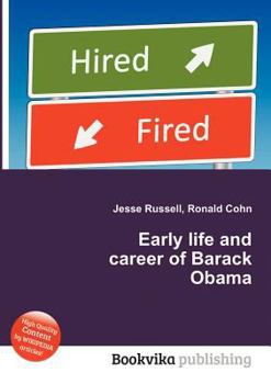 Paperback Early Life and Career of Barack Obama Book