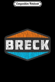 Composition Notebook: Breck Skiing Breckenridge Ski Colorado Snowboarding Aged Premium Journal/Notebook Blank Lined Ruled 6x9 100 Pages