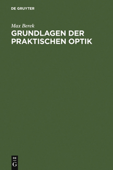 Hardcover Grundlagen der praktischen Optik [German] Book